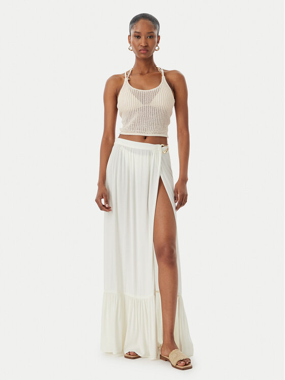 Guess Guess Τοπ E6GR00 Z5371 Ανοιχτό μπεζ Regular Fit