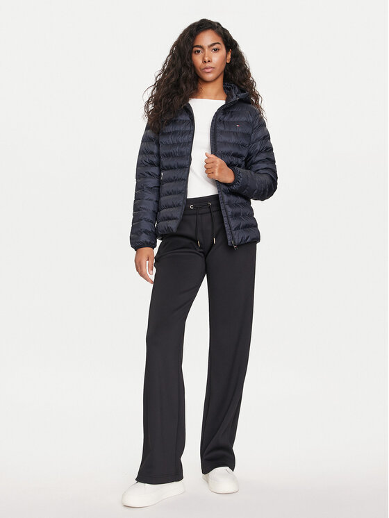 Tommy Hilfiger Tommy Hilfiger Prechodná bunda Global Stripe WW0WW42046 Tmavomodrá Regular Fit
