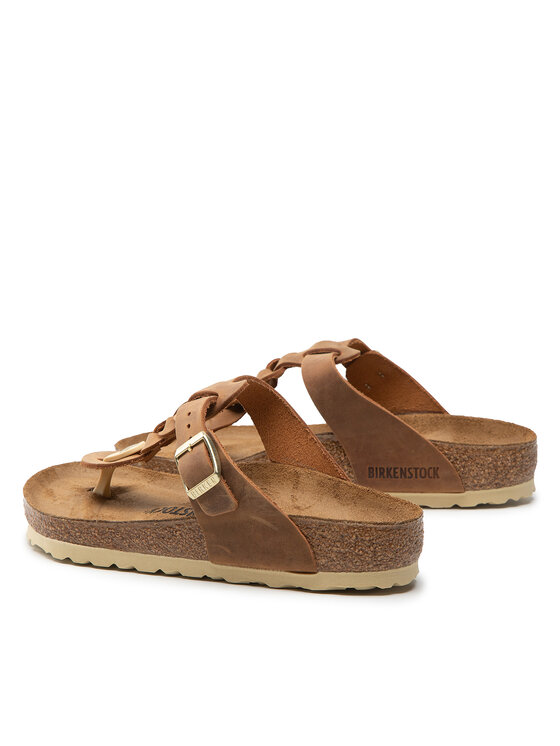 Birkenstock Birkenstock Japonki Gizeh Braided 1021355 Brązowy