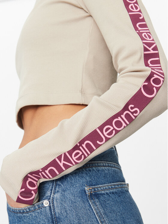 Calvin Klein Jeans Calvin Klein Jeans Golf J20J222729 Bež Slim Fit