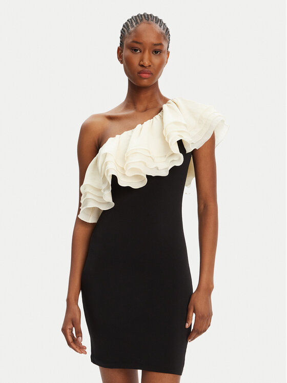 Eleh Eleh Rochie cocktail ESS250260 Negru Regular Fit