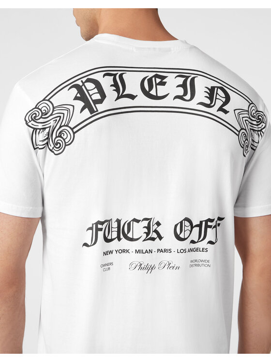 PHILIPP PLEIN PHILIPP PLEIN T-Shirt 433 Biały Regular Fit