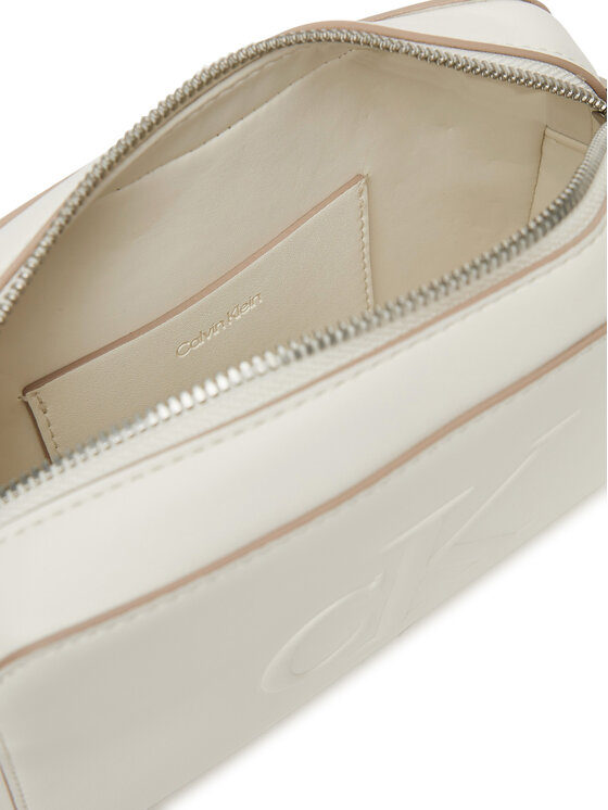Calvin Klein Jeans Calvin Klein Jeans Дамска чанта Sculpted Ew Camera Bag LV04K3036G Бял
