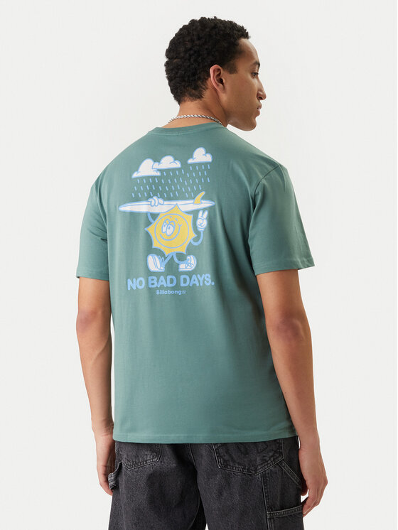 Billabong Billabong Tričko Gimmicks EBYZT00363 Zelená Regular Fit