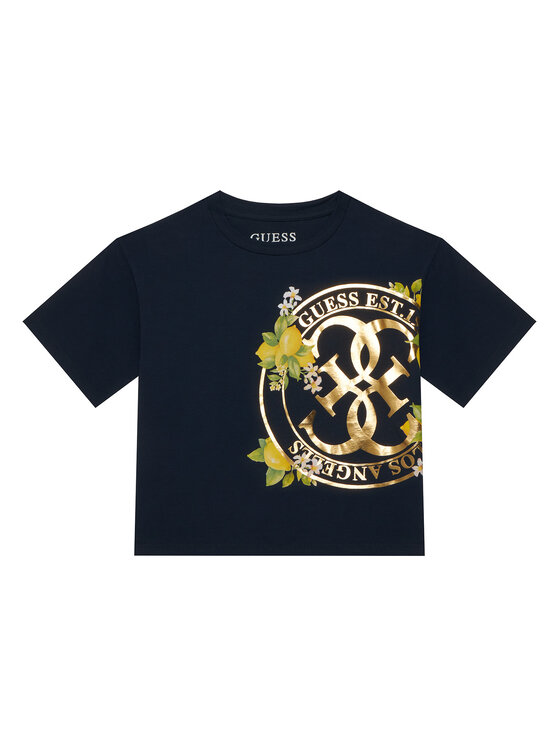 Guess Tricou J6GI00 K6YW4 Bleumarin Regular Fit