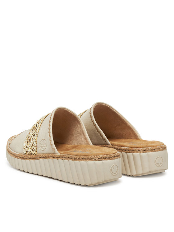 Rieker Rieker Ciabatte 69278-60 Beige