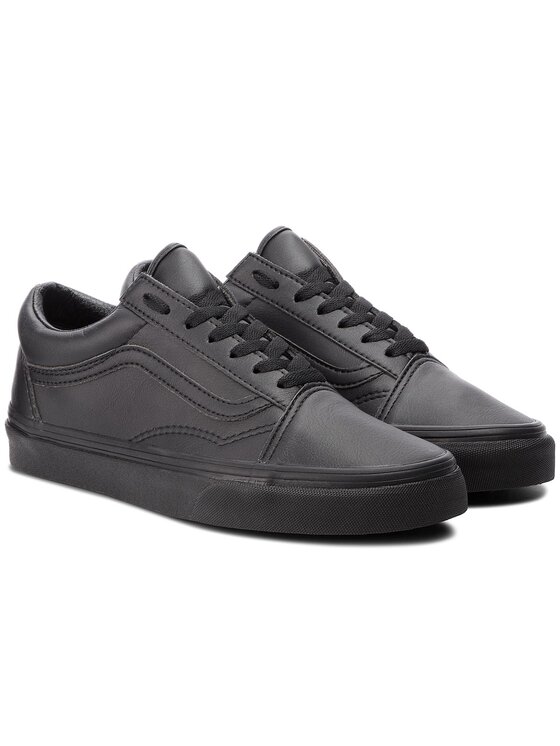 Vans old skool 2025 black mono leather