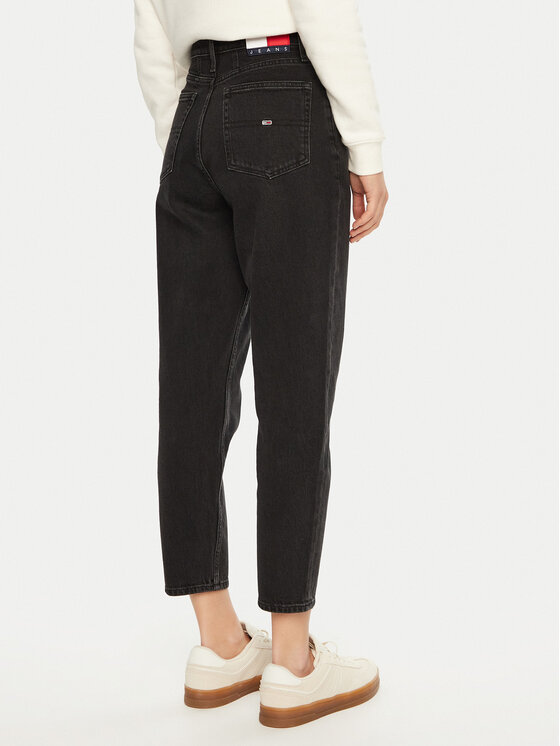 Tommy Jeans Tommy Jeans Džinsi DW0DW20369 Melns Mom Fit