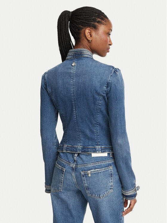 Liu Jo Liu Jo Jeans jakna Selected by Gigi Hadid ZB7303 D0429 Modra Regular Fit
