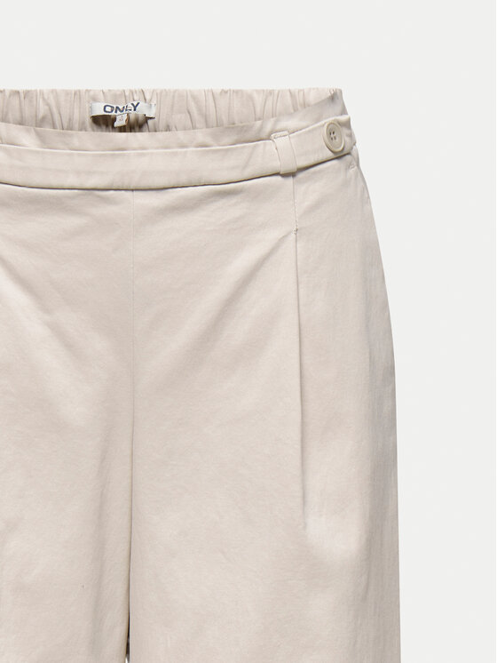 ONLY ONLY Hlače Stella 15338662 Bež Wide Leg