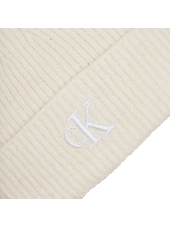 Calvin Klein Jeans Calvin Klein Jeans Шапка Thick Embroidery Beanie K60K612321 Екрю