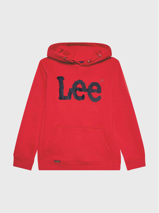 Lee Lee Світшот LEE0008 Червоний Regular Fit
