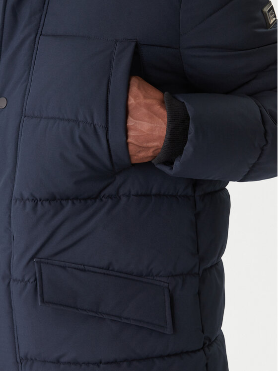 KARL LAGERFELD KARL LAGERFELD Žieminė striukė 505035 554586 Tamsiai mėlyna Regular Fit
