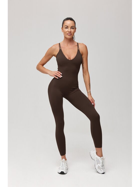 ROUGH RADICAL ROUGH RADICAL Jumpsuit LUNA Marrone scuro Slim Fit