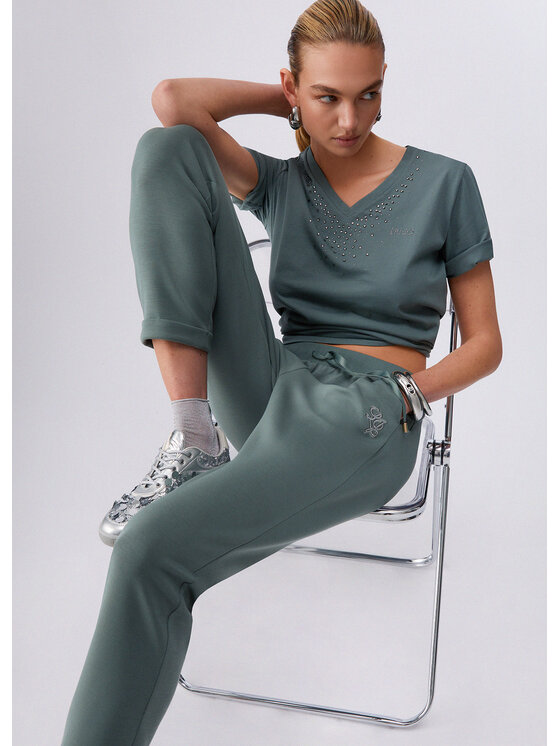 Liu Jo Liu Jo Pantaloni di tessuto TA6081JS86976009 Viola Regular Fit