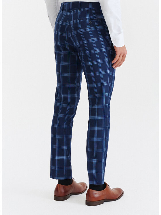 Pako Lorente Pako Lorente Spodnie garniturowe P23SF-6G-028 Granatowy Slim Fit