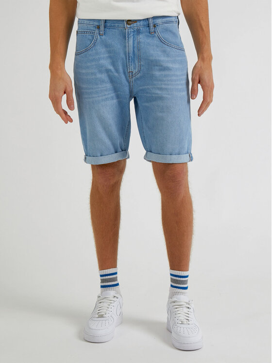 Lee Jeans kratke hlače 5 Pocket L73MHVB71 112331760 Modra Regular Fit