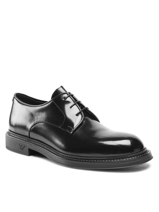 Emporio Armani Emporio Armani Nizki čevlji X4C653 XF740 00002 Črna