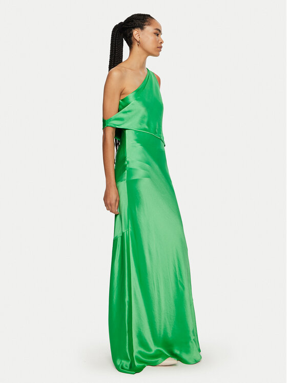 STAUD STAUD Abendkleid Naomi R24P2193SA Grün Regular Fit