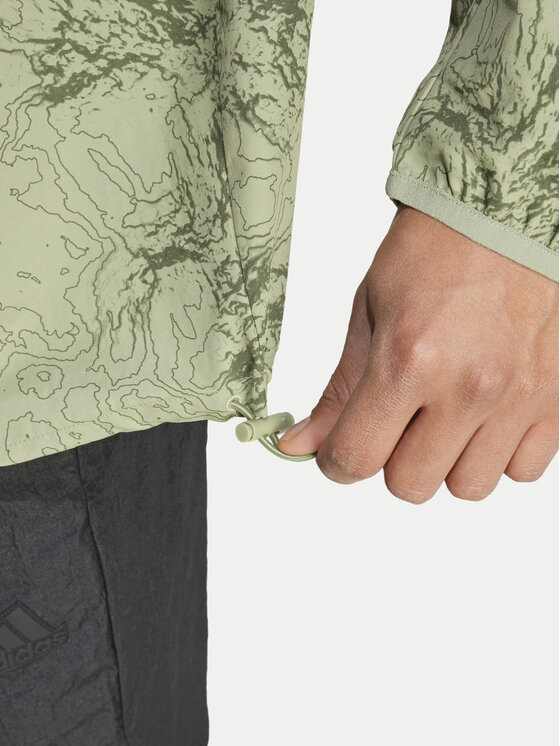 adidas adidas Geacă fără fermoar City Escape IY1517 Verde Loose Fit