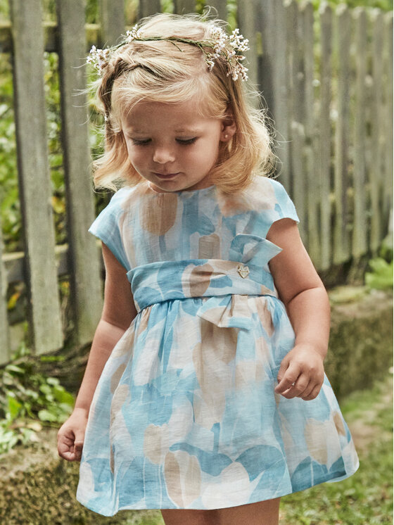 Mayoral Mayoral Elegantes Kleid 1909 Blau Regular Fit