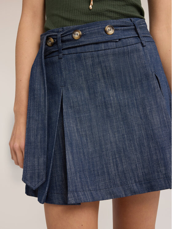 Motivi Motivi Minigonna 1091Q001283N034 Blu A-Line Fit