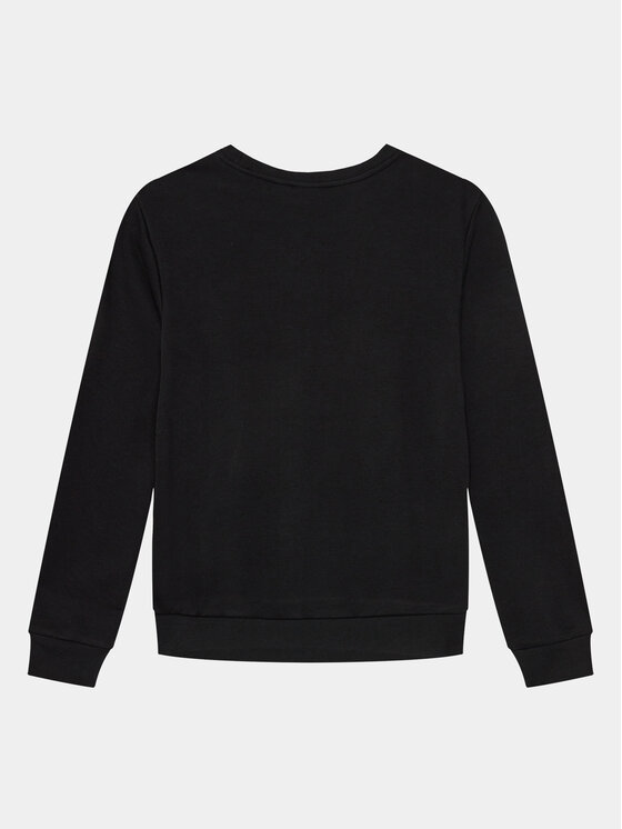 adidas adidas Pulóver Trefoil ED7797 Fekete Regular Fit