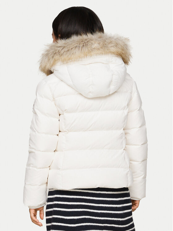 Tommy Hilfiger Tommy Hilfiger Daunenjacke Essential KG0KG07399 D Weiß Regular Fit