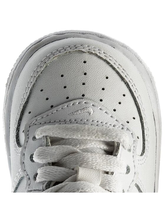 Nike Nike Sneakersy Force 1 Mid (Td) 314197 113 Biały