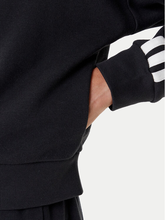 adidas adidas Bluză Essentials 3-Stripes JE0052 Negru Regular Fit