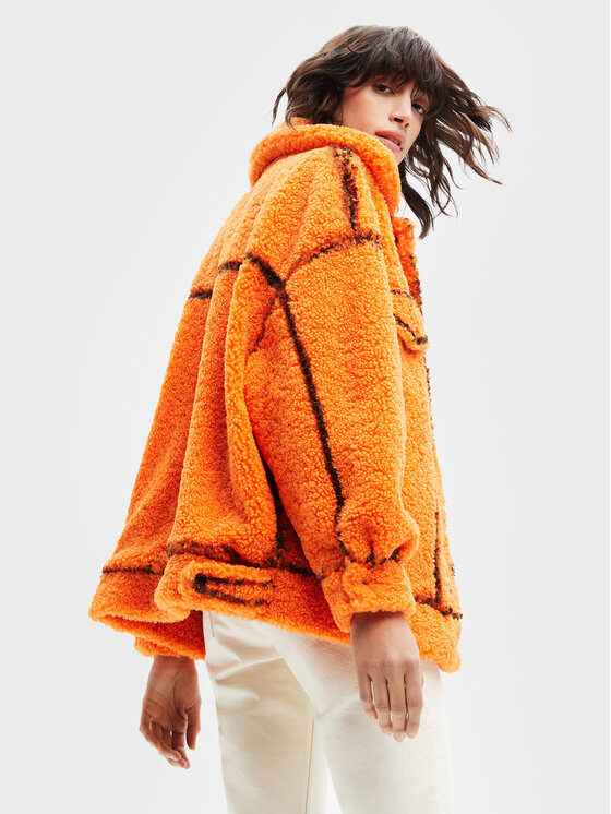 Cappotto in shearling Colorado 22WWEW98 Arancione