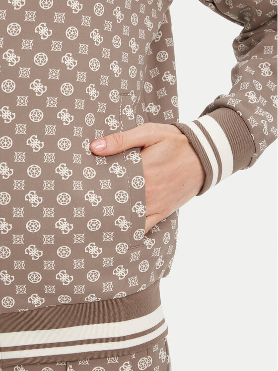 Guess Guess Світшот V5YQ03 KB212 Коричневий Regular Fit