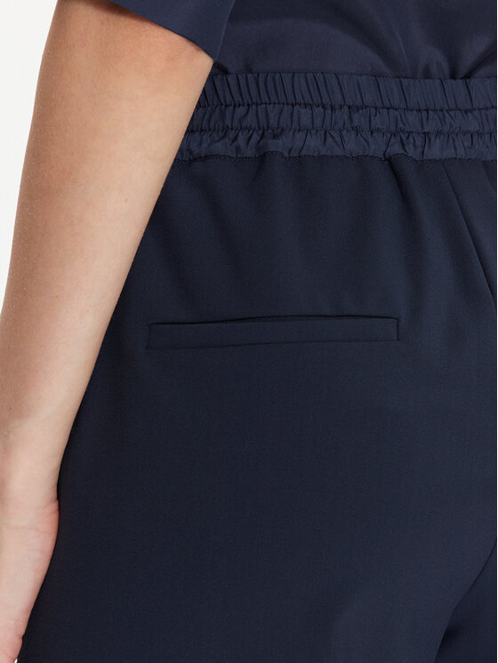 Marella Marella Pantaloni di tessuto Toast 2413131065 Blu scuro Regular Fit