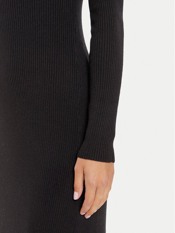 Vila Vila Трикотажна сукня Maria 14106153 Чорний Regular Fit