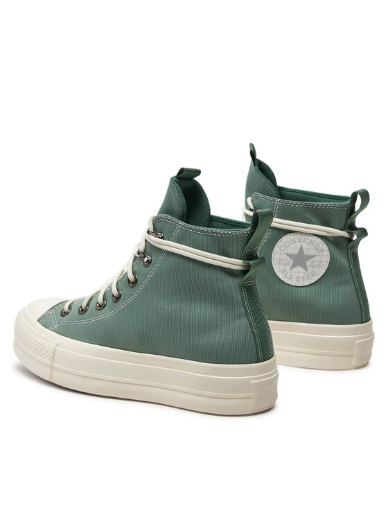 Converse Converse Trampki Chuck Taylor All Star Lift Platform Play On Utility A08864C Zielony