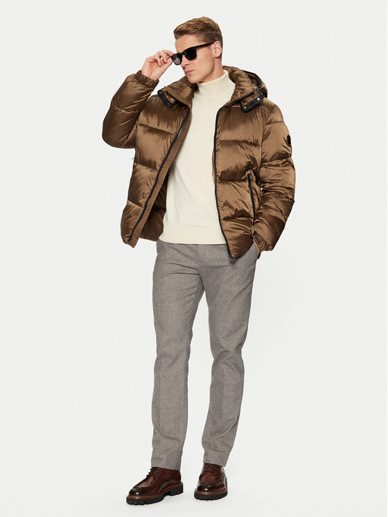 JOOP! JOOP! Zimní bunda 17 JO-125Ambro 30044256 Hnědá Regular Fit