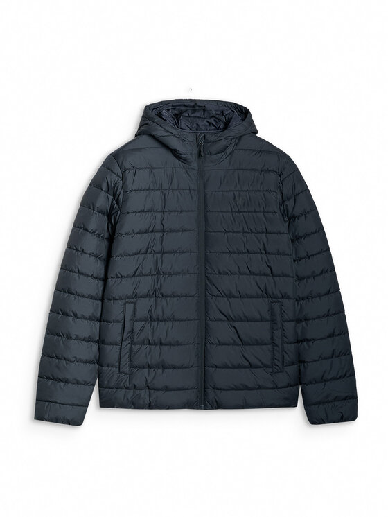 4F 4F Kurtka puchowa BASIC+ Czarny Regular Fit