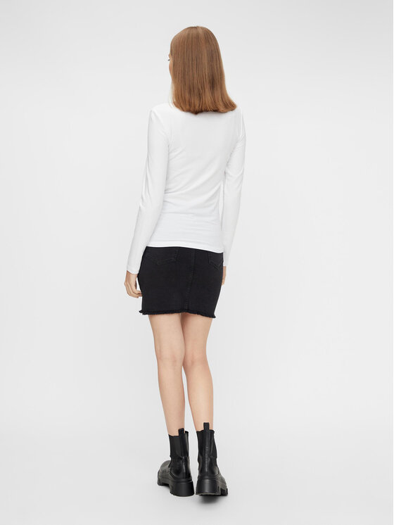 Pieces Pieces Bluse 17084155 Weiß Slim Fit