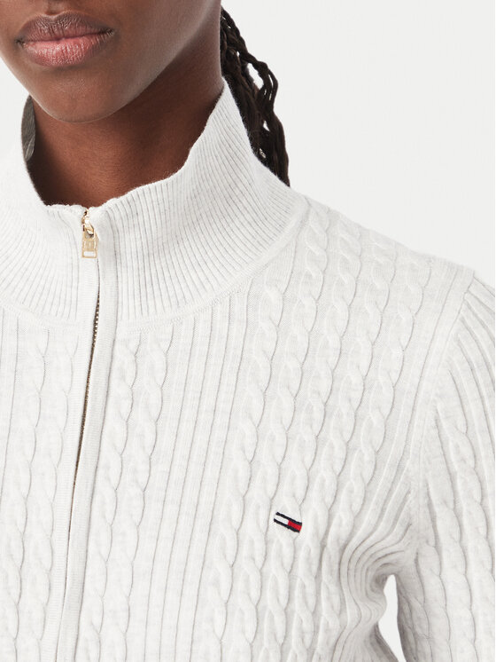 Tommy Jeans Tommy Jeans Kardigan DW0DW23355 Szary Slim Fit