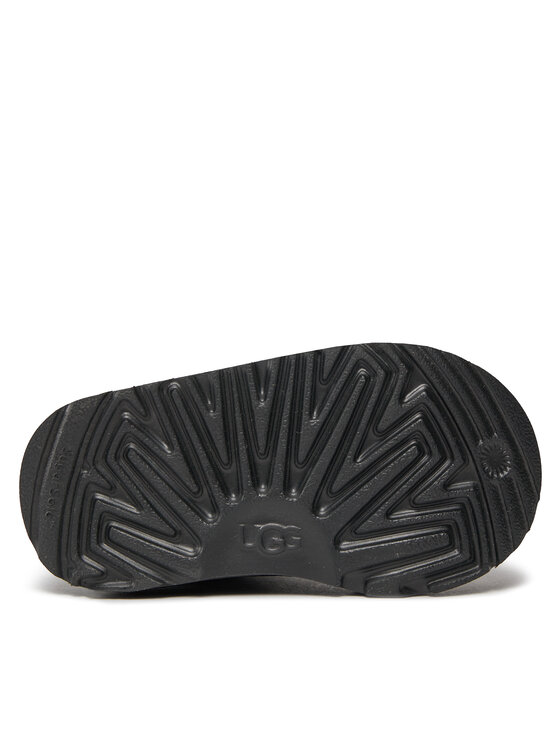 Ugg Ugg Μπότες Χιονιού T Classic Mini Ziper Tape Logo 1143699T Μαύρο