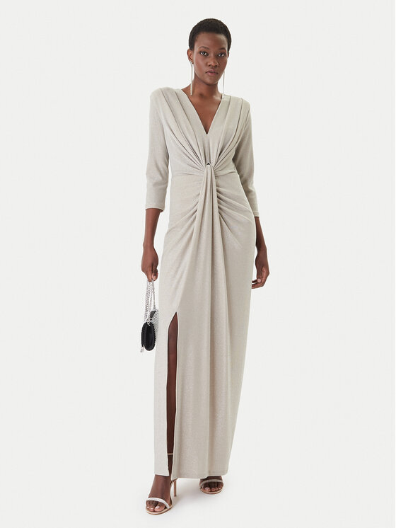 Joseph Ribkoff Joseph Ribkoff Abendkleid 261743 Beige Slim Fit