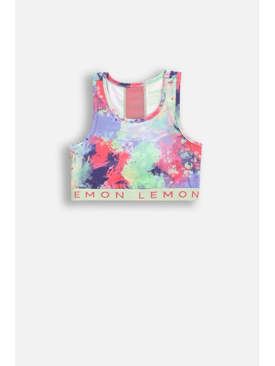 Lemon Explore Lemon Explore Top WL5143401ACG-022 Kolorowy Regular Fit