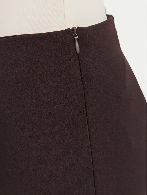 Rinascimento Rinascimento Pantaloni palazzo CFC0130163003 Maro închis Wide Leg