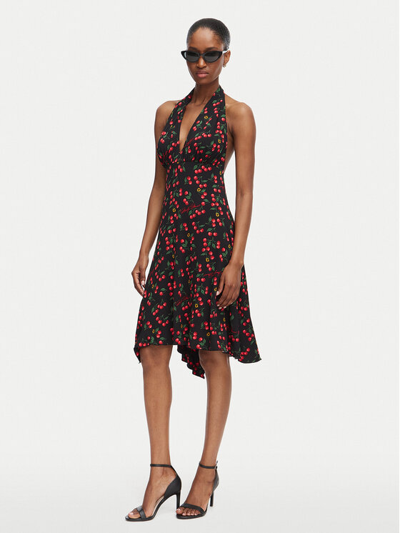 Guess Guess Každodenné šaty W6YKAV K6706 Čierna Regular Fit