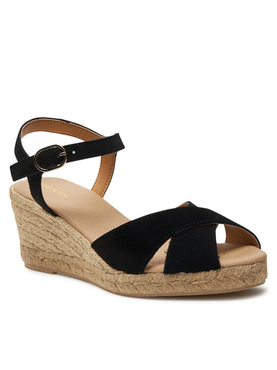 Geox Geox Espadrile D Gelsa Low D45NGC 00022 C9999 Črna