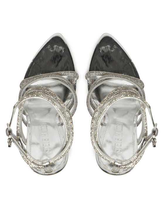Steve Madden Steve Madden Sandale Sky High SM11003639 Srebrna