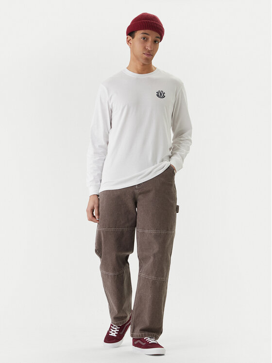 Element Element Hlače Big Carpenter Canvas ELYNP00201 Smeđa Relaxed Fit