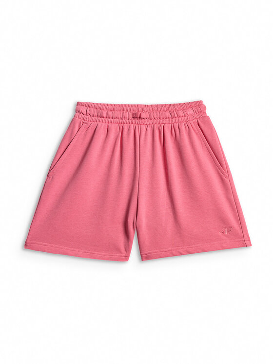 4F 4F Szorty sportowe BASIC+ Różowy Regular Fit
