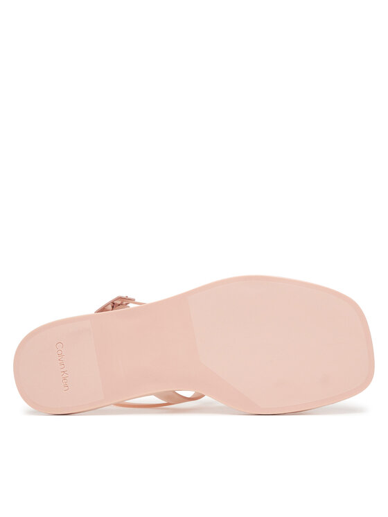Calvin Klein Calvin Klein Sandales Jelly Sandal Sling Mat Tran Tpu HW0HW02969 Bēšs