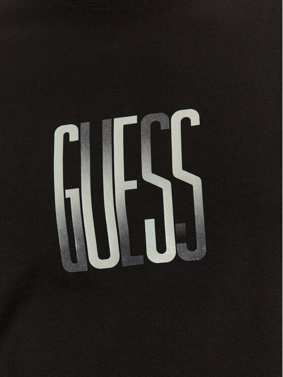 Guess Guess T-Shirt M4BI33 J1314 Schwarz Slim Fit
